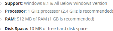 system specification