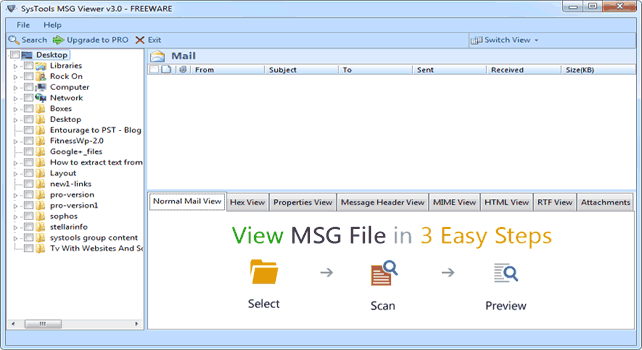 analyze msg file forensically